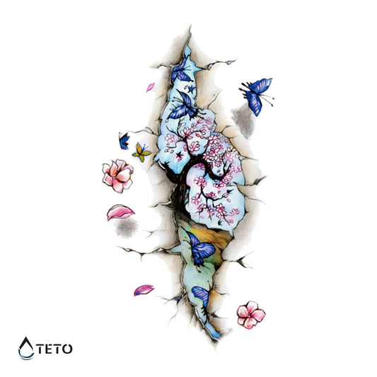 Crepa nell'anima - TETO Tatuaggi Temporanei
