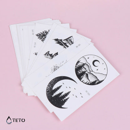 Montagne e luna - set