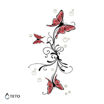 Farfalle - TETO Tatuaggi Temporanei