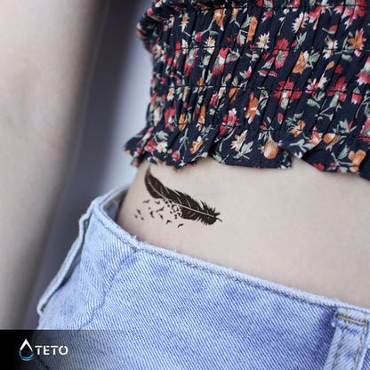 Piuma con uccelli - set – Tipo C