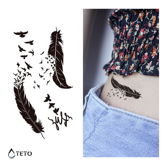 Piuma con uccelli - set – Tipo C
