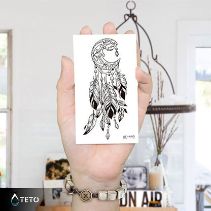 Acchiappasogni minimalista - TETO Tatuaggi Temporanei