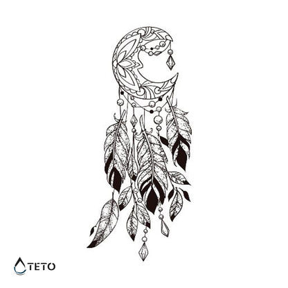 Acchiappasogni minimalista - TETO Tatuaggi Temporanei