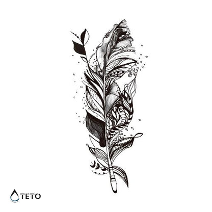 Piuma che si disintegra