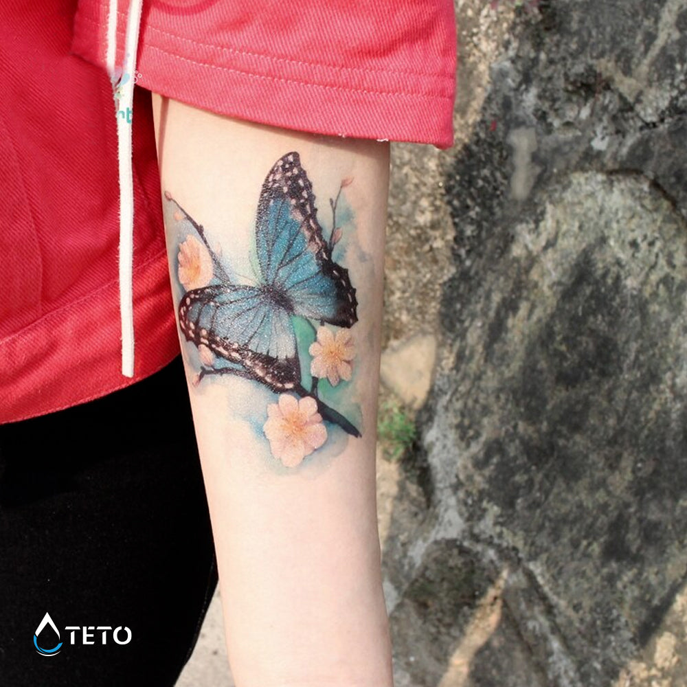 Farfalla – Glitterati - TETO Tatuaggi Temporanei
