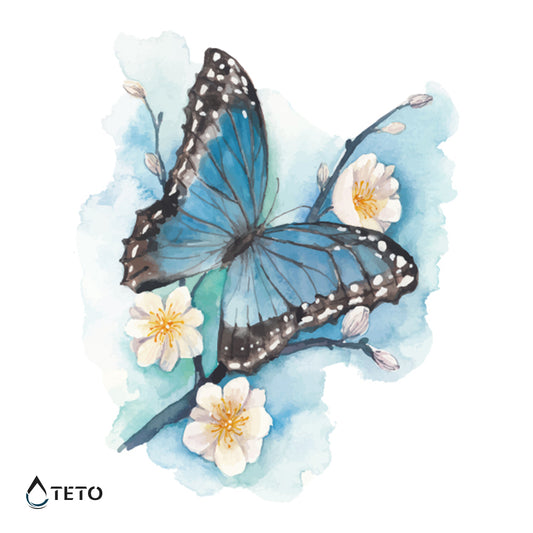 Farfalla – Glitterati - TETO Tatuaggi Temporanei