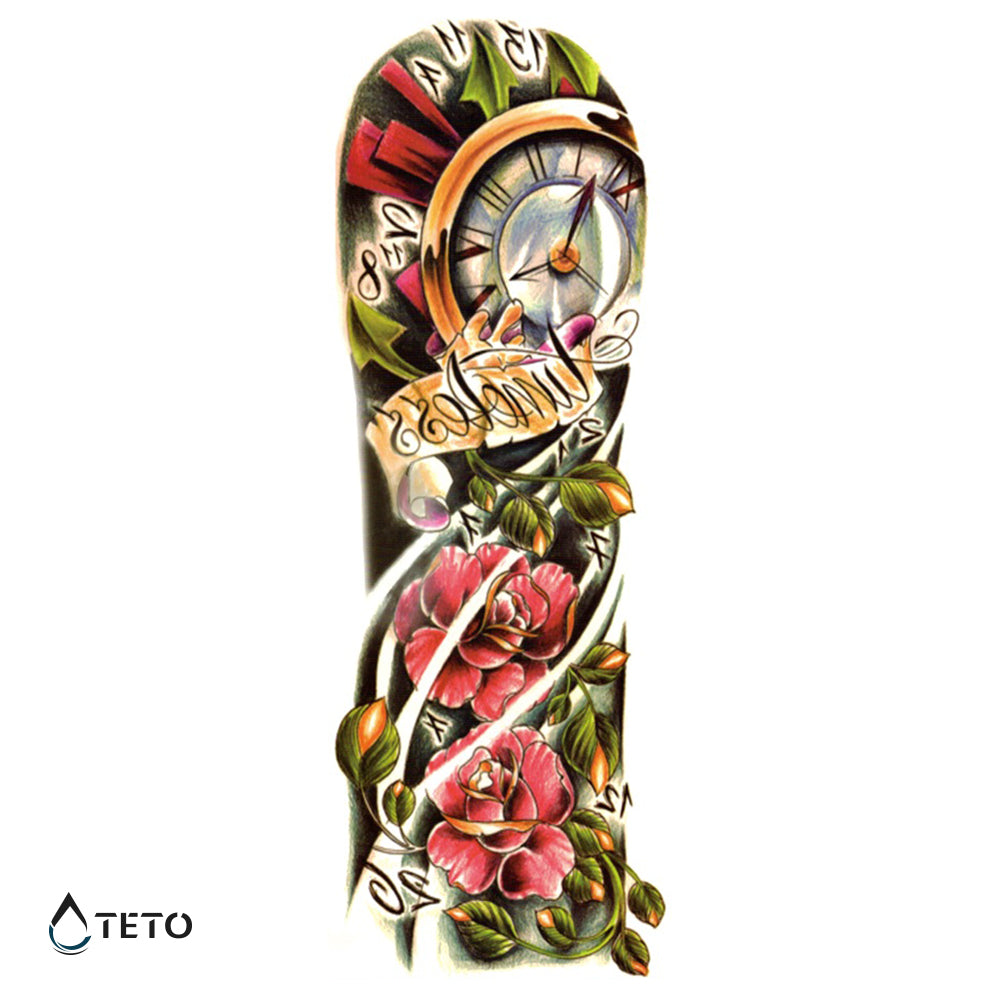 Orologio con fiori