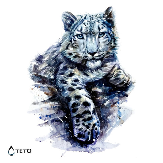 Cucciolo di leopardo - TETO Tatuaggi Temporanei