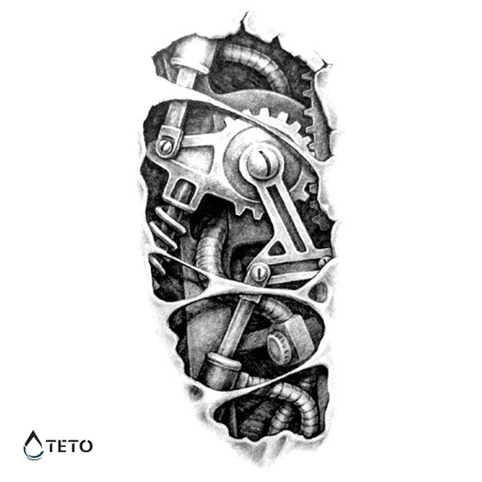 Braccio bionico - TETO Tatuaggi Temporanei