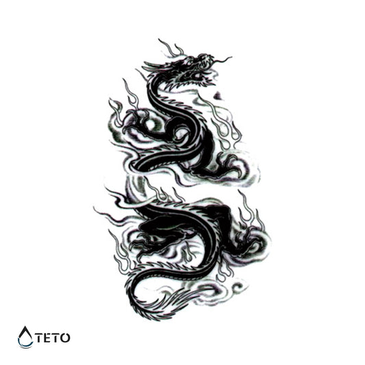 Drago cinese – Tipo B - TETO Tatuaggi Temporanei