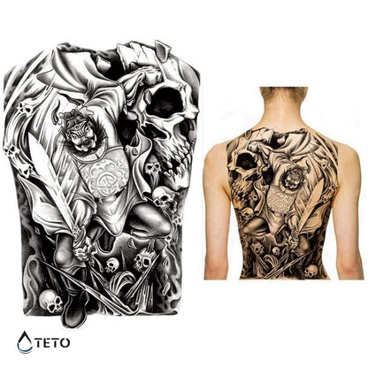Guerriero cinese - TETO Tatuaggi Temporanei