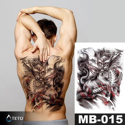 Drago misterioso – Tipo A - TETO Tatuaggi Temporanei