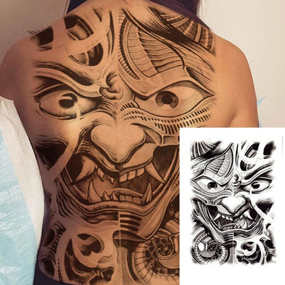 Volto di demone - TETO Tatuaggi Temporanei