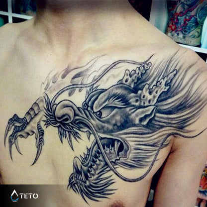 Drago cinese – Tipo A - TETO Tatuaggi Temporanei