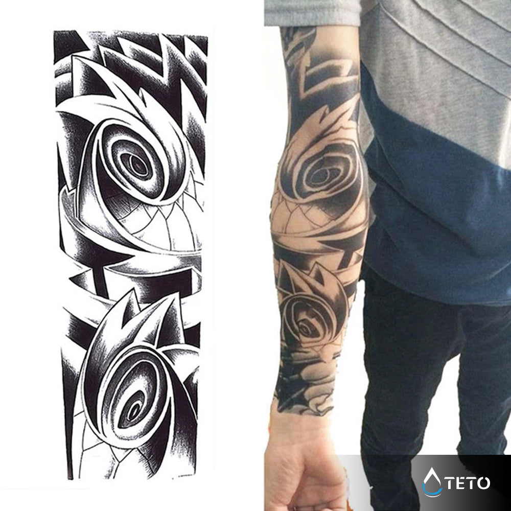 Decorazioni astratte - TETO Tatuaggi Temporanei