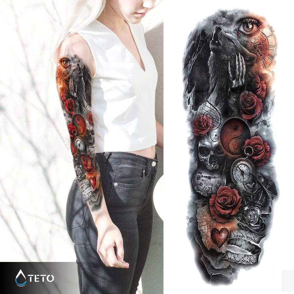 Il bene e il male - TETO Tatuaggi Temporanei