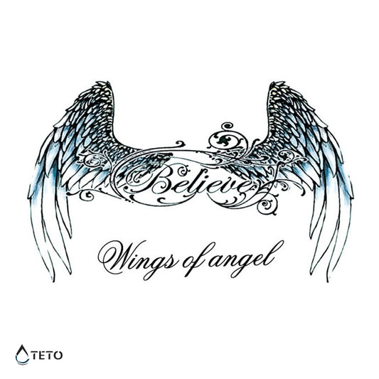 Ali d'angelo - TETO Tatuaggi Temporanei