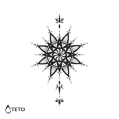 Mandala di fiore – Semipermanente – Tipo B