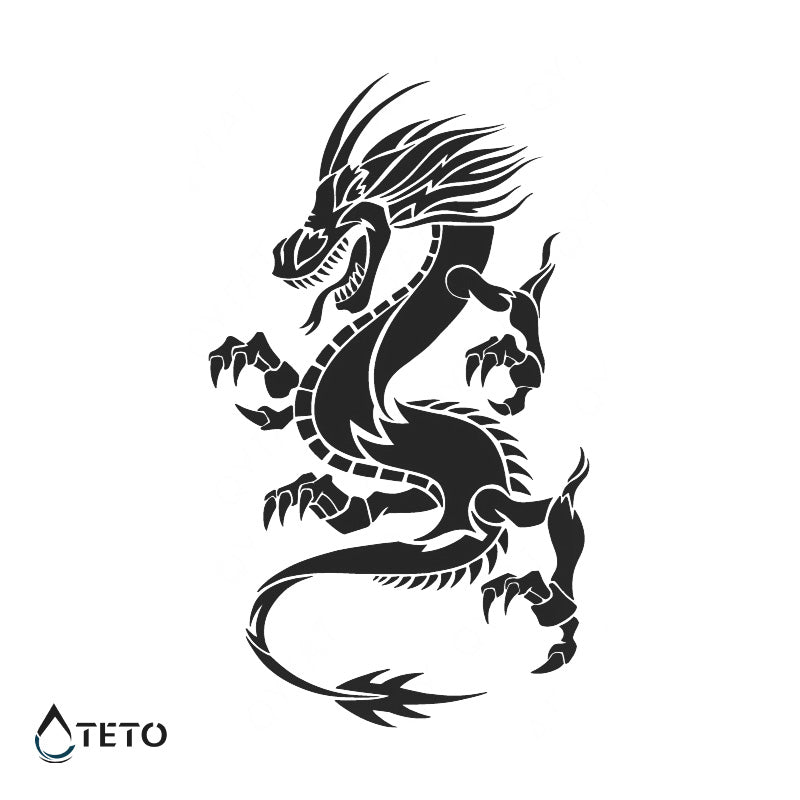 Drago – Semipermanente - TETO Tatuaggi Temporanei