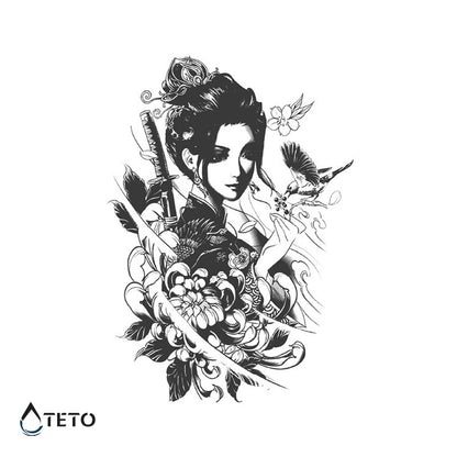 Donna determinata – Semipermanente - TETO Tatuaggi Temporanei