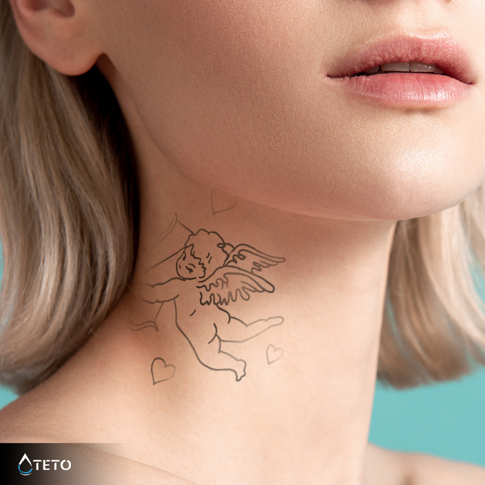Cupido - set – Semipermanente - TETO Tatuaggi Temporanei