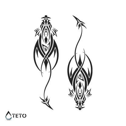 Pesce astratto - set – Semipermanente