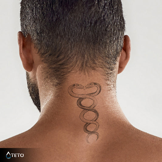 Attorcigliati come serpenti – Semipermanente - TETO Tatuaggi Temporanei