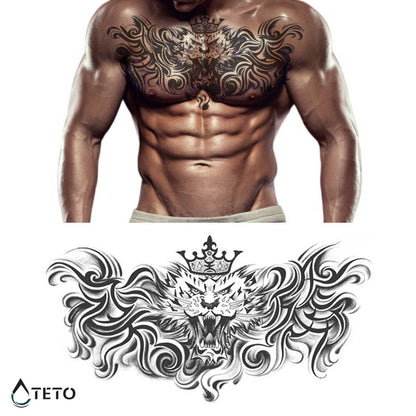 Il re della giungla – Semipermanente - TETO Tatuaggi Temporanei