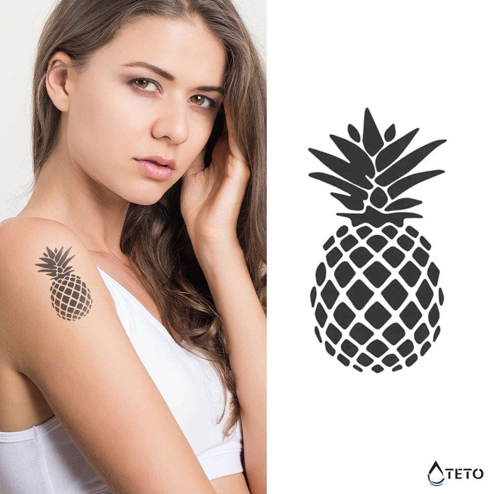 Ananas – Semipermanente - TETO Tatuaggi Temporanei