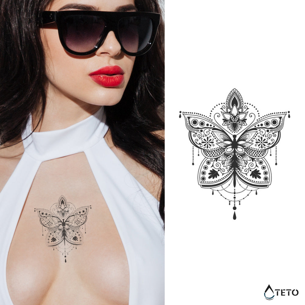 Farfalla – Semipermanente - TETO Tatuaggi Temporanei