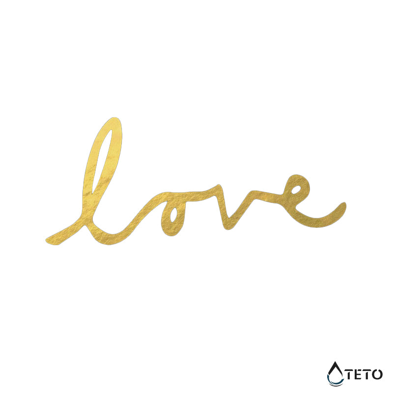 Amore – Love – Tipo B - TETO Tatuaggi Temporanei