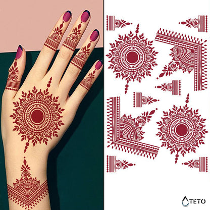 Henna tipo A - TETO Tatuaggi Temporanei