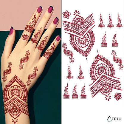 Henna tipo B - TETO Tatuaggi Temporanei