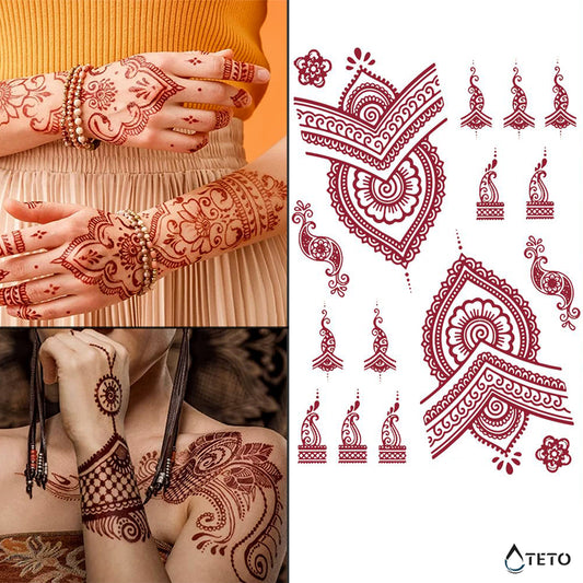 Henna tipo B - TETO Tatuaggi Temporanei