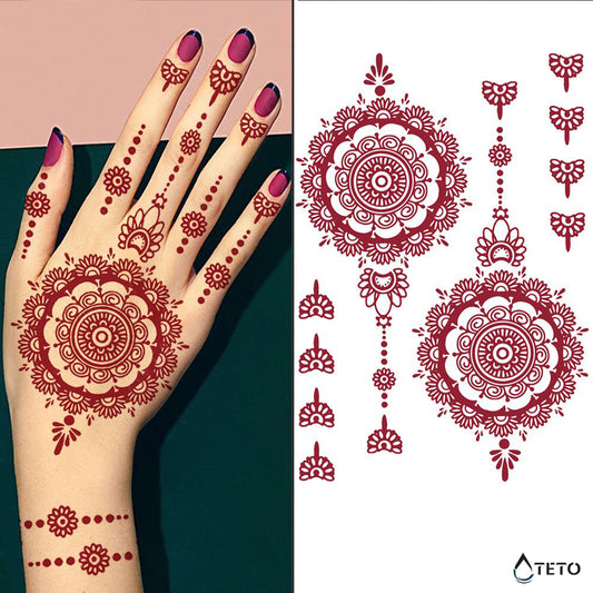 Henna tipo C - TETO Tatuaggi Temporanei