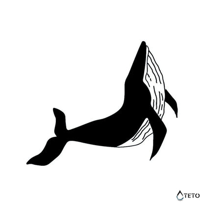 Balena – Semipermanente – Tipo A - TETO Tatuaggi Temporanei