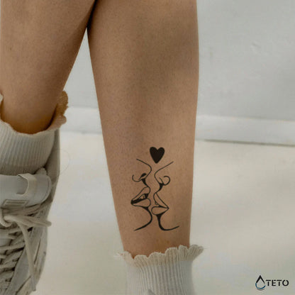 Baci appassionati – Semipermanente - TETO Tatuaggi Temporanei