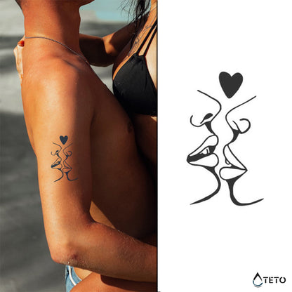 Baci appassionati – Semipermanente - TETO Tatuaggi Temporanei