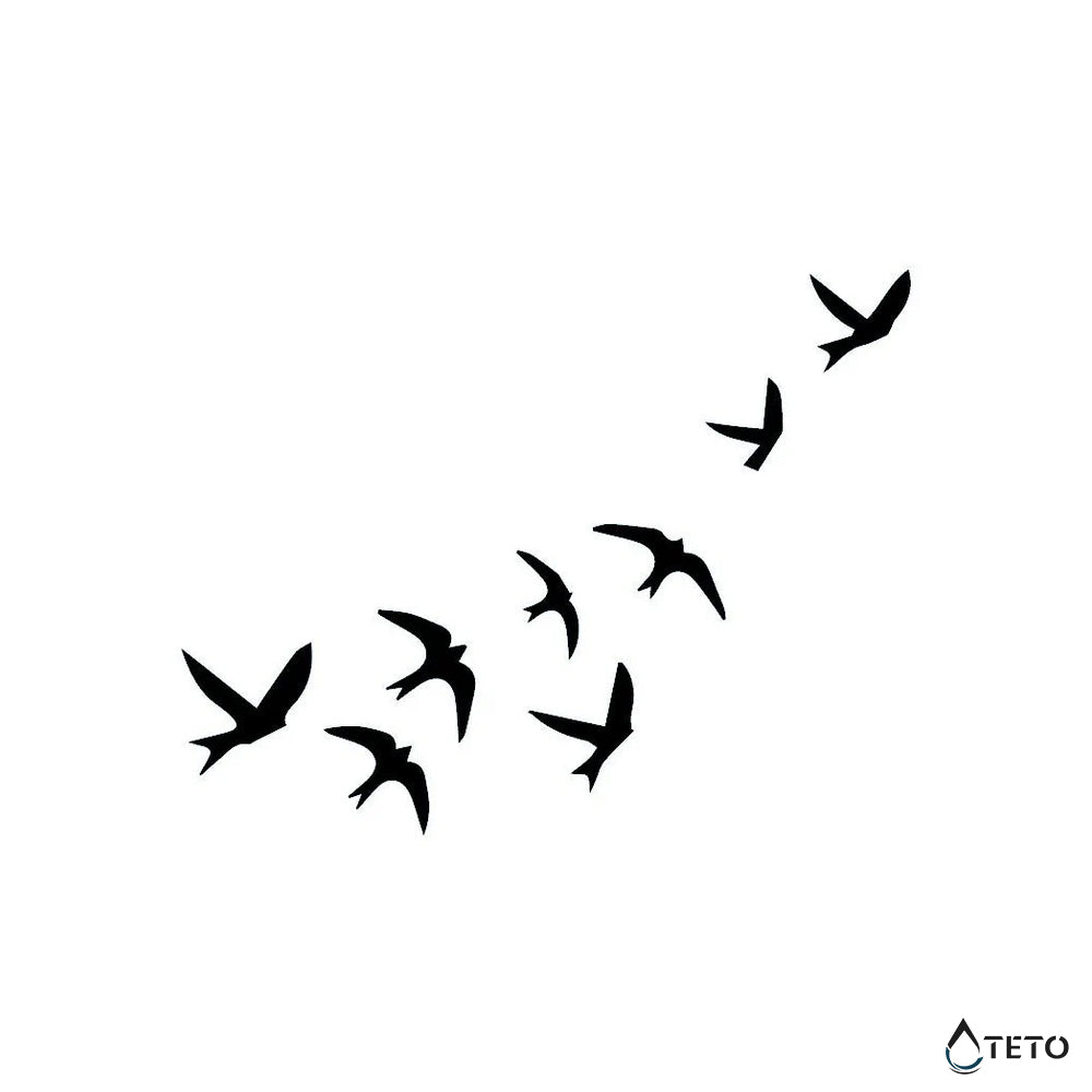 Il tempo vola – Semipermanente - TETO Tatuaggi Temporanei