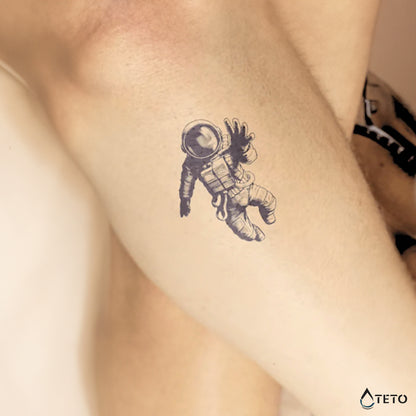 Astronauta – Semipermanente - TETO Tatuaggi Temporanei