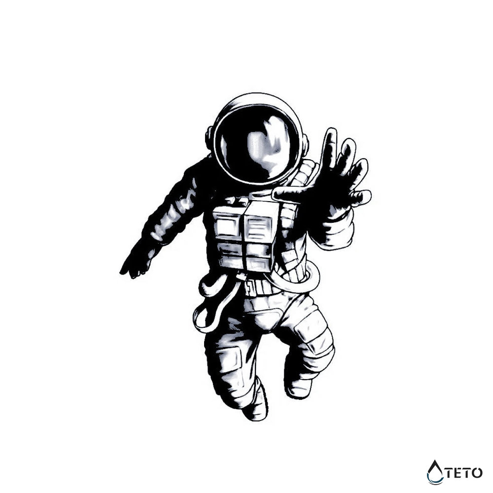 Astronauta – Semipermanente - TETO Tatuaggi Temporanei