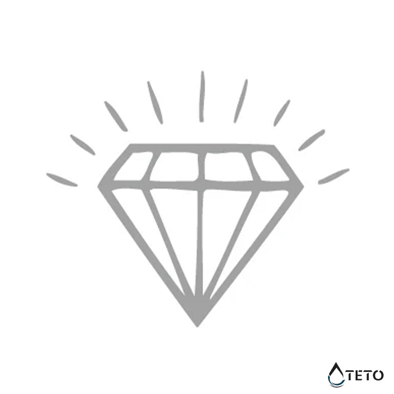 Diamante brillante - TETO Tatuaggi Temporanei