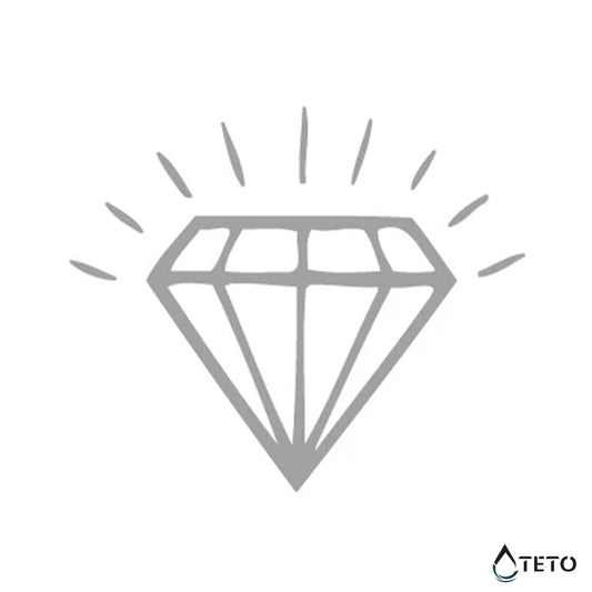 Diamante brillante - TETO Tatuaggi Temporanei