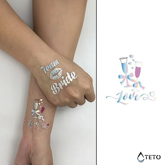 Celebra l'amore – Love - TETO Tatuaggi Temporanei