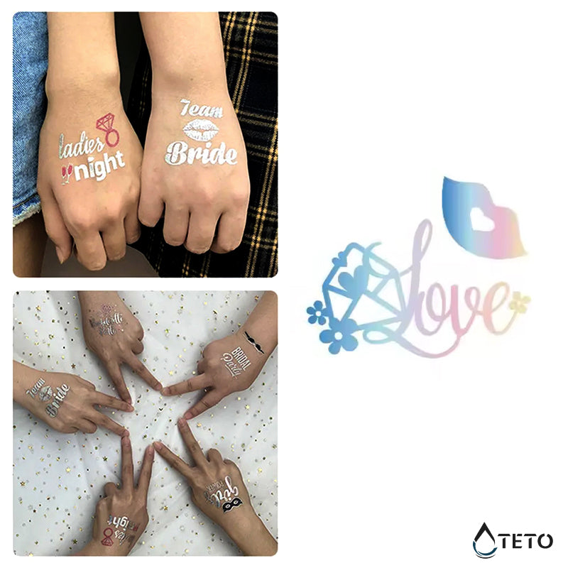 Amore – Love – Tipo C - TETO Tatuaggi Temporanei