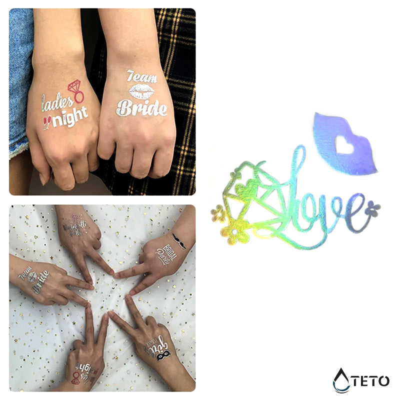 Amore – Love – Tipo C - TETO Tatuaggi Temporanei