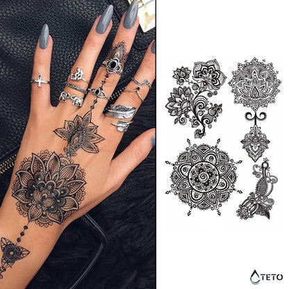 Mandalas e fiori in miniatura - set