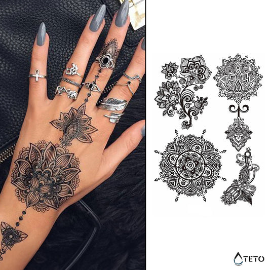 Mandalas e fiori in miniatura - set