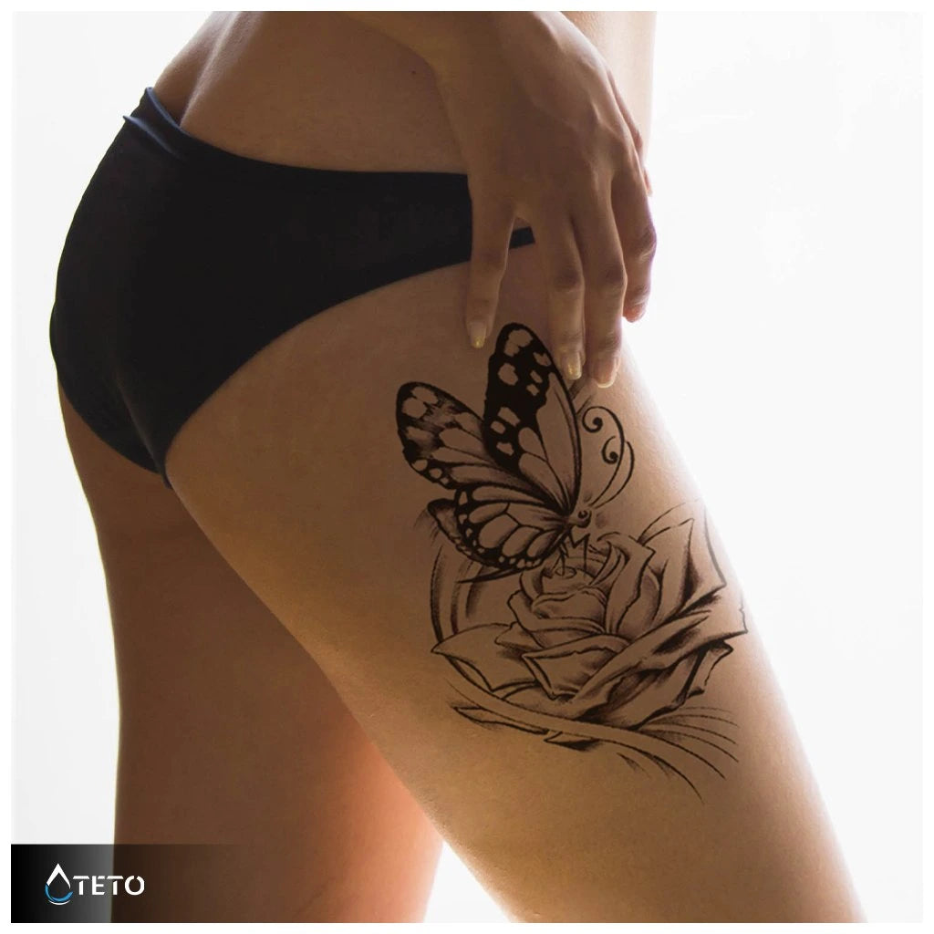 Donna affascinante – set di 3 tatuaggi