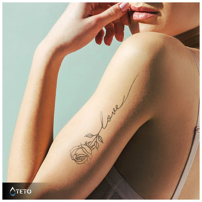 Donna affascinante – set di 3 tatuaggi